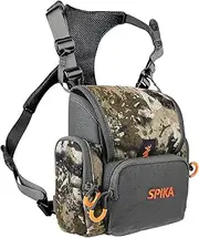 [SPIKA] Binocular Harness Chest Pack, Bino Case with Rangefinder Waterproof Pouch for Hunting