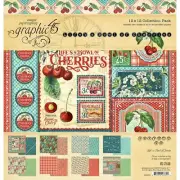 GRAPHIC 45 ~ LIFE'S A BOWL OF CHERRIES ~ 12x12 Paper Pad