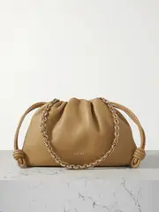 [LOEWE] LOEWE - Flamenco Leather Clutch - Beige - One size One size Neutrals