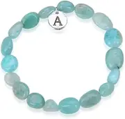 [Adabele] 1pc Natural Stretch Gemstone Bracelet 7mm-10mm Free Form Bead 7 Inch 7.5 Inch Healing Crystal Engergy Quartz Chakras Jewelry Women Girl Birthday Gift
