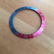 37.6MM Retro Aluminum Blue&Red Pepsi Bezel for Rolex GMT 16710 Watch