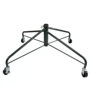 Northlight Green Metal Rolling Christmas Tree Stand for 9' 12' Artificial Trees