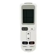 Rinnai G, Q, J & T Series Split System Air Conditioner Remote Control 84002015
