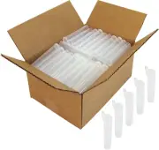 (100) Pre-Roll Tubes - Clear 109mm King Size Herbs Storage Meds Spices #PRT109CL