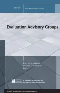 在飛比找博客來優惠-Evaluation Advisory Groups