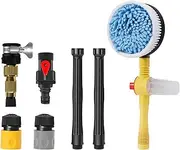 Car Wash Brush, Car Cleaning Kit, 360° Spin Car Wash Mop, High-Pressure Foam Car Cleaning Brush, Detachable&Extendable Scrub Brush, for Car Home Cleaning&Garden Use