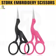Stork Embroidery Scissors Bird Shape 3.5" Sewing Craft Cross Stitch Small Tool
