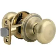 KWIKSET JUNO PASSAGE DOOR KNOB 720J 5 ANTIQUE BRASS NEW 4 QTY