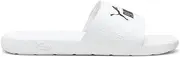 [PUMA] Mens Cool Cat 2.0 Superlogo Slide Athletic Sandals Casual - White