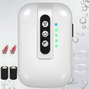 Aquarium Air Pump Rechargeable Portable Oxygen Pump with Single/Dual Outlets USB