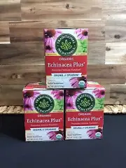 Traditional Medicinals Organic Echinacea Plus Spearmint Herbal Tea, Immune 3PACK