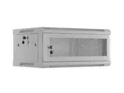 Wall-Hung Rack Cabinet 19" 4U 600X450 Grey Perforated Door Lanberg (Flat Pack)