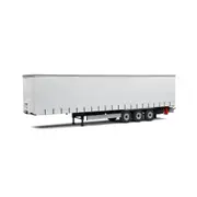 Solido 1:24 Scale Canvas Semi Trailer Diecast Model Toy White