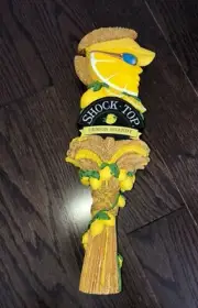 Shock Top Lemon Shandy Mohawk Tall Beer Tap Handle - Brand New - Double Sided
