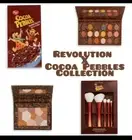 NIB! Revolution Cocoa Pebbles Collection Eyeshadow Palette, Bronzer, Brush Set