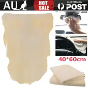 40x60cm Natural Chamois Real Leather Car Cleaning Cloth Wash Absorbent Towel AUS