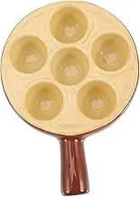 COLLBATH Escargot Plates Dishes Snails Dish Snail Shells Ceramic Plate Snail Baking Dish Snail Grilling Plate for Home