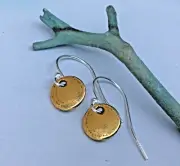 NEW SUNDANCE CHARM EARRINGS HANDCRAFTED HANDMADE ARTISAN JEWELRY STERLING SILVER