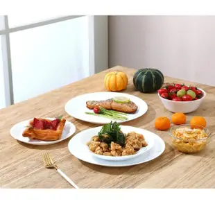 【CORELLE 康寧餐具】PYREX 靚白強化玻璃7.5吋沙拉盤(1075)