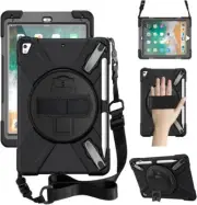 iPad 6th/5th Generation Case 9.7 inch 2018/2017, Protective Rugged Shockproof