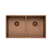 Oliveri Spectra Double Bowl Sink - Copper