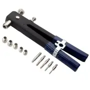 Multipurpose Steel Riveting Kit with Threaded Blind Rivet Insert Nuts and Nuts