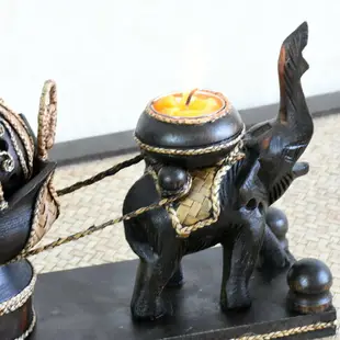 泰國大象燭臺熏香爐 東南亞風格家居餐廳SPA會所餐館裝飾泰式擺件