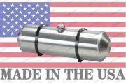 10X33 Spun Aluminum Gas Tank 10.75 Gallons With Baffle - Trike - Dune Buggy Rail