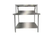 Modular Heavy Duty Salamander Bench with Shelf Braces - SMB-8-1200