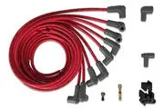 MSD Spark Plug Lead Set 8.5mm Red 8 Cyl 90 Plug/90 HEI Distributor MSD31229