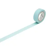 MT Solids Washi Paper Masking Tape: 3/5 in. x 23 ft. (Baby Blue)