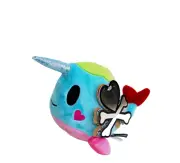 Tokidoki Narwhally Plush Stuffed Animal Toy 8" L NWT