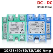 DC 4-32V to DC 5-200V Solid State Relays 10-100 Amp SSR Single-phase Blue Green