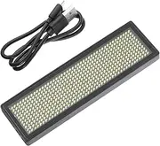 HOMOBABE Programmable LED Name Badge Rechargeable Message Badge with USB Catching Display for Exhibitions Trade Shows Parties Nightclubs and Restaurants Brightness Programmable Messages