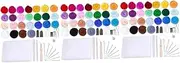 HEALEEP 3 Sets Felting Tools Set Wool Felt Authoring Kit DIY Felt Stamps Australian Wool Fiber Craft Kit