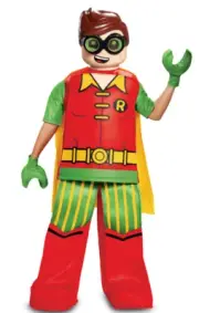New Lego The Batman Movie Robin Child Costume Small 4-6 yrs