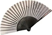 Hand Fan Folding Hand Fans, Cotton Fabric Handheld Fan, for Dancing Cosplay Props, Dragonfly Pattern