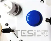 Tesi DITO Snap-in 24MM Momentary Arcade Button Guitar Kill Switch Blue
