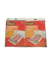 Scotch Thermal Laminating Pouches - 8.5" X 11", 2 Pack of 25 Pouches (TP3854-25)