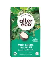 Alter Eco Organic Dark Chocolate Truffles Mint Creme 4.2 Oz (Pack Of 1)