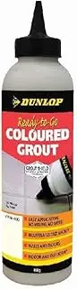 Dunlop Ready to Go Coloured 400 Grout 800 g, Jet White