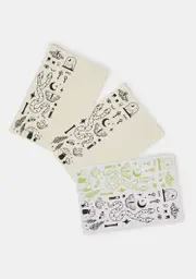 [TATTLY] The Curiosities Tattoo Sheet (Glow-in-the-Dark)