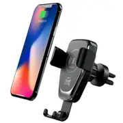 Wireless Qi Fast Charging Car Charger Air Vent Phone Holder Gravity Linkage Mount