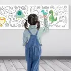 Children's Drawing Roll Super Large Size Hand Painted Animals Coloring Paper