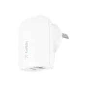Belkin Dual PD Wall Charger with PPS 37W - iPhone-Andriod (1x USB-A + 1x USB-C)