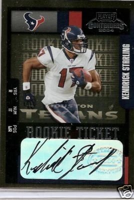 KENDRICK STARLING AUTOGRAPH ROOKIE TICKET CONTENDERS 04
