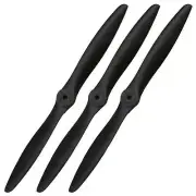 XOAR PJG 10x8 RC Model Airplane Propeller 10 Inch Nylon Nitro Glow Prop (3-Pack)