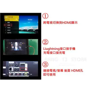 手機轉電視 蘋果轉接線 Switch接電視 轉HDMI線 蘋果hdmi 同屏線 iphone轉接器 實拍影片【HY48】