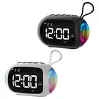 Digital Alarm Clock Bluetooth Speaker Desk Clock Speaker for Office Study