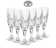 Bohemia Crystal Bedford Champagne Flute 180ml 6pc full lead crystal